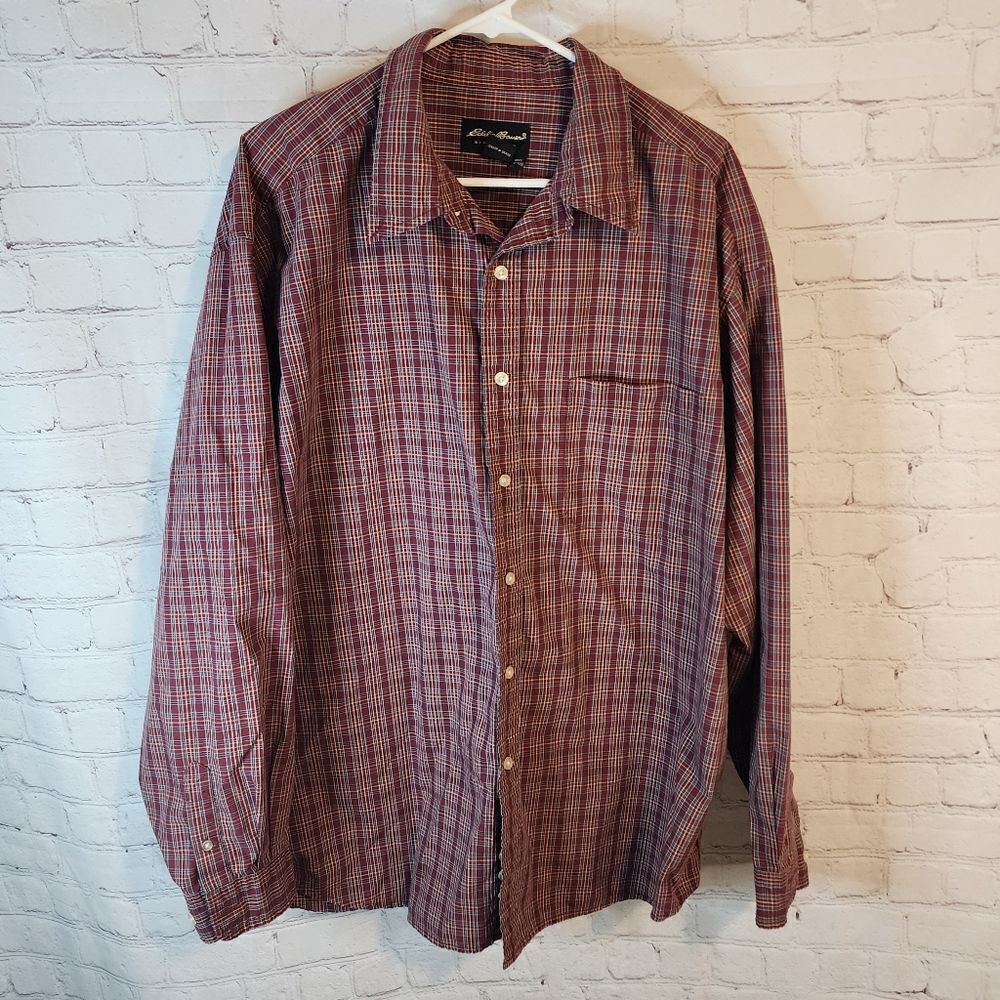 Men's Eddie Bauer longsleeve button-down shirt, size XXL